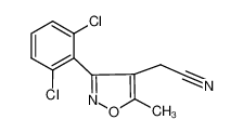 2-[3-(2,6-dichlorophenyl)-5-methyl-1,2-oxazol-4-yl]acetonitrile 519056-44-1