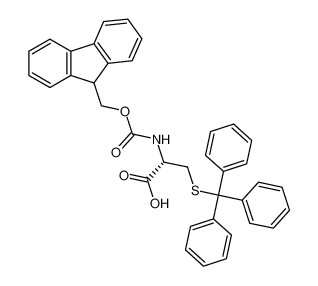 (2S)-2-(9H-fluoren-9-ylmethoxycarbonylamino)-3-tritylsulfanylpropanoic acid 167015-11-4