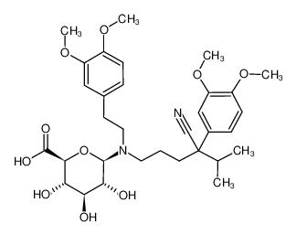 Norverapamil N-b-D-Glucuronide 126883-99-6