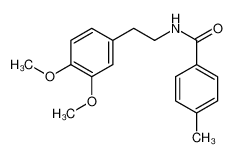 142209-44-7 N-[2-(3,4-dimethoxyphenyl)ethyl]-4-methylbenzamide