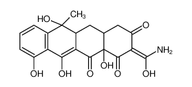 (4aS,5aS,6S,12aR)-1,6,10,11,12a-pentahydroxy-6-methyl-3,12-dioxo-4,4a,5,5a-tetrahydrotetracene-2-carboxamide 2444-65-7