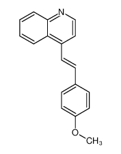 (E)-4-(4-Methoxystyryl)quinoline 31059-69-5