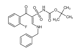 1447236-85-2 spectrum, tert-butyl [3-(2-fluorophenyl)-1-((benzylamino)-3-oxoprop-1-en-2-yl)]sulfonylcarbamate