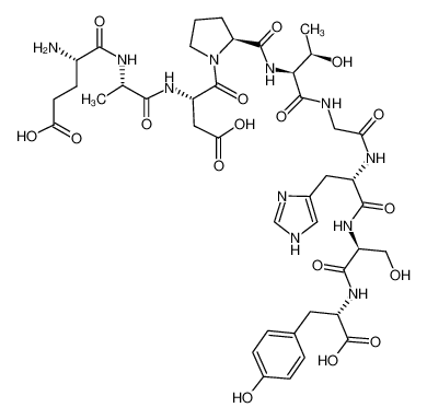 H-GLU-ALA-ASP-PRO-THR-GLY-HIS-SER-TYR-OH 144449-86-5