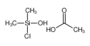 6904-57-0 spectrum, acetic acid,chloro-hydroxy-dimethylsilane