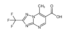 7-甲基-2-(三氟甲基)[1,2,4]三唑并[1,5-a]嘧啶-6-羧酸