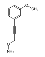 1-[3-(Aminooxy)-1-propyn-1-yl]-3-methoxybenzene 210985-43-6