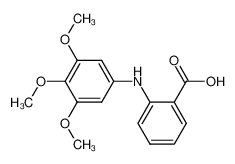 33130-08-4 spectrum, 2-(3,4,5-trimethoxyphenylamino)benzoic acid