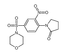 1-(4-morpholin-4-ylsulfonyl-2-nitrophenyl)pyrrolidin-2-one 132028-55-8