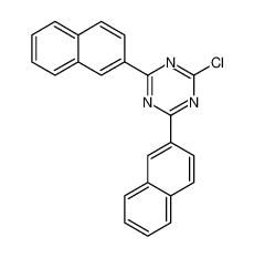 2-chloro-4,6-dinaphthalen-2-yl-1,3,5-triazine 1247124-77-1