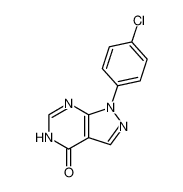 1-(4-chlorophenyl)-2H-pyrazolo[3,4-d]pyrimidin-4-one 5334-29-2