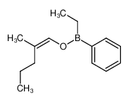 60218-03-3 ethyl-phenyl-borinic acid (Z)-2-methyl-pent-1-enyl ester