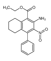 2-氨基-3-硝基-4-苯基-5,6,7,8-四氢萘-1-羧酸乙酯