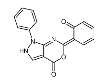 115445-74-4 (6Z)-6-(6-oxocyclohexa-2,4-dien-1-ylidene)-1-phenyl-2H-pyrazolo[3,4-d][1,3]oxazin-4-one