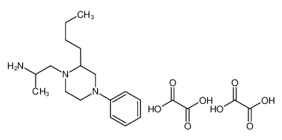 1-(2-Butyl-4-phenyl-1-piperazinyl)-2-propanamine ethanedioate (1: 2) 77562-88-0