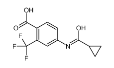 4-[(Cyclopropylcarbonyl)amino]-2-(trifluoromethyl)benzoic acid 1314406-50-2