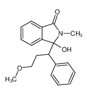 125928-12-3 3-Hydroxy-3-(3-methoxy-1-phenyl-propyl)-2-methyl-2,3-dihydro-isoindol-1-one