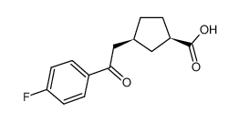 (1R,3S)-3-[2-(4-氟苯基)-2-氧代乙基]环戊烷羧酸