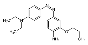 4-[[4-(diethylamino)phenyl]diazenyl]-2-propoxyaniline 126335-33-9