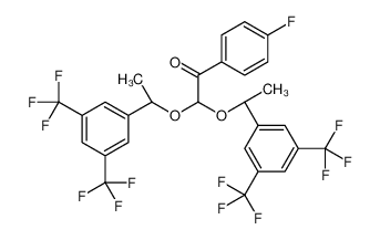 2,2-二[(1R)-1-[3,5-二(三氟甲基)苯基]乙氧基]-1-(4-氟苯基)乙酮