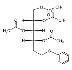 137396-20-4 1,2,3,4-Tetra-O-acetyl-5-desoxy-6-S-phenyl-6-thio-D-xylo-hexitol