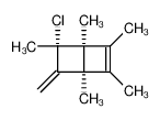 91281-46-8 spectrum, exo-6-chloro-1,2,3,4,6-pentamethyl-5-methylenebicyclo<2.2.0>hex-2-ene