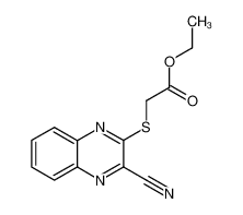 153258-57-2 spectrum, 2-Cyano-3-carboethoxymethylthioquinoxaline