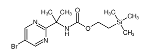 2-(Trimethylsilyl)Ethyl (2-(5-Bromopyrimidin-2-Yl)Propan-2-Yl)Carbamate 1364719-02-7