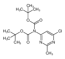 2-Methyl-6-[bis(tert-butoxycarbonyl)-amino]-4-chloropyrimidine 1350918-95-4