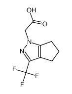 (3-TRIFLUOROMETHYL-5,6-DIHYDRO-4H-CYCLOPENTA-PYRAZOL-1-YL)-ACETIC ACID 333309-24-3