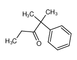 828-60-4 spectrum, 2-methyl-2-phenylpentan-3-one