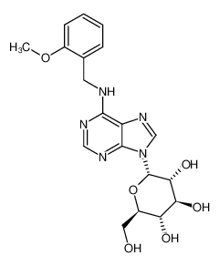 (2R,3S,4S,5R,6S)-2-(hydroxymethyl)-6-(6-((2-methoxybenzyl)amino)-9H-purin-9-yl)tetrahydro-2H-pyran-3,4,5-triol 1226978-21-7