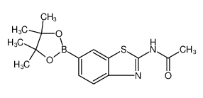 Acetamide, N-[6-(4,4,5,5-tetramethyl-1,3,2-dioxaborolan-2-yl)-2-benzothiazolyl]- 885069-14-7