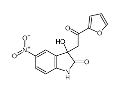 83393-63-9 3-[2-(furan-2-yl)-2-oxoethyl]-3-hydroxy-5-nitro-1H-indol-2-one