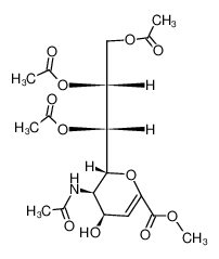 80973-54-2 spectrum, Methyl 5-acetamido-7,8,9-tri-O-acetyl-2,6-anhydro-3,5-dideoxy-D-glycero-D-talo-non-2-enonate