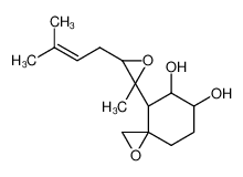 4-[2-methyl-3-(3-methylbut-2-enyl)oxiran-2-yl]-1-oxaspiro[2.5]octane-5,6-diol