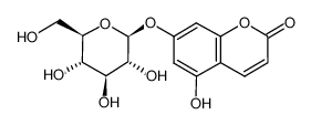 486-55-5 structure, C15H16O9