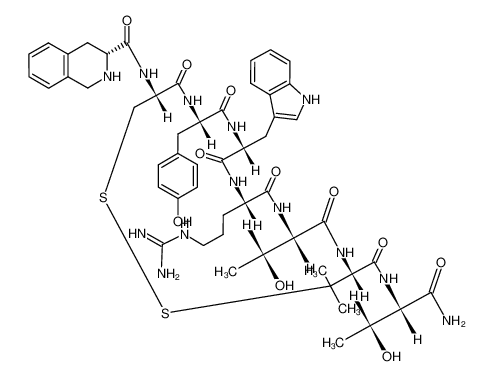 115981-71-0 structure, C52H69N13O11S2