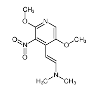 2-(2,5-dimethoxy-3-nitropyridin-4-yl)-N,N-dimethylethenamine 917918-82-2