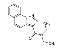 91850-86-1 spectrum, [1,2,3]Triazolo[1,5-a]quinoline-3-carboxamide, N,N-diethyl-