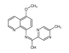 N-(5-Methoxy-8-quinolinyl)-5-methyl-2-pyrazinecarboxamide 606096-85-9