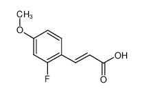 2-氟-4-甲氧基肉桂酸