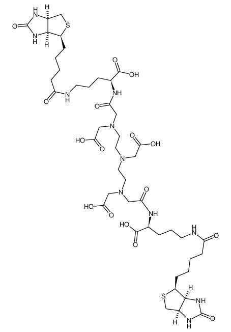 DIETHYLENETRIAMINEPENTAACETIC ACID α,ω-BIS(BIOCYTINAMIDE) 118896-98-3