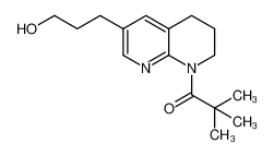 1-(6-(3-Hydroxypropyl)-3,4-dihydro-1,8-naphthyridin-1(2H)-yl)-2,2-dimethylpropan-1-one 1222533-80-3