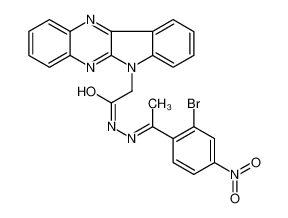 117007-39-3 structure, C24H17BrN6O3