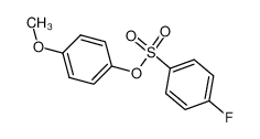 161912-34-1 spectrum, 4-Methoxyphenyl p-fluorobenzenesulfonate