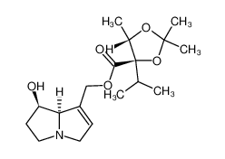 95363-32-9 spectrum, ((1R,7aR)-1-hydroxy-2,3,5,7a-tetrahydro-1H-pyrrolizin-7-yl)methyl (4R,5S)-4-isopropyl-2,2,5-trimethyl-1,3-dioxolane-4-carboxylate