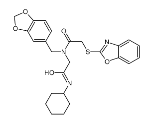 606098-43-5 structure, C25H27N3O5S