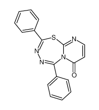 74415-65-9 2,5-diphenylpyrimido[1,2-f]-1,3,4,6-thiatriazepin-7-one