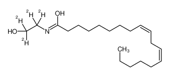 (9Z,12Z)-N-[2-Hydroxy(<sup>2</sup>H<sub>4</sub>)ethyl]-9,12-octadecadienamide 1451194-69-6